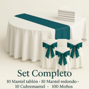 Set de Mantelería para Evento