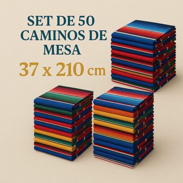 Kit 50 Caminos de Mesas